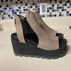 COCONUTS by Matisse Womens Size 8 M Ada Platform Faux Suede Sandals - Picture 1 of 7