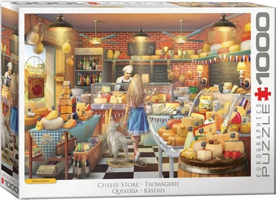 Cheese Store 1000 Piece Jigsaw Puzzle Eurographics New - Image 1 of 2