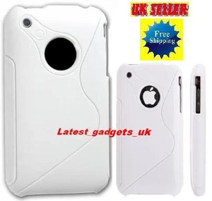 2X Apple iPhone 2G/3G/3GS Harthaut/Silikon Hülle Cover - UK VERKÄUFER KOSTENLOSER VERSAND - Bild 1 von 1