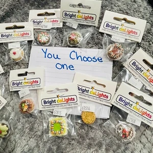 Dollhouse Miniature Cake Pie Bright delights Various Occasion YOU CHOOSE ONE 1PC - Picture 1 of 102