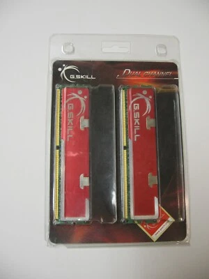 G.Skill Dual Channel Desktop Memory DDRII1GB, PC2-6400 CL 5-5-15 1.8v-2.0v - NEW - Image 1 of 4