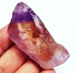 100% Natural Brazilian Ametrine Rough 108.65 Ct Certified Loose Gemstone - Picture 1 of 7
