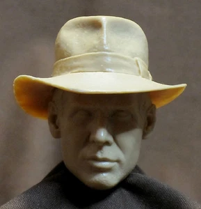 E# A-61 HARRISON FORD INDIANA JONES RESIN UNPAINTED HEAD SCULPT. 1/6 scale. - Picture 1 of 2