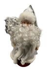 Winter White Father Christmas Figure on Wooden Stand 16?