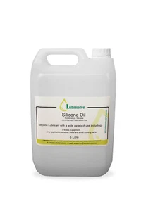 Aceite de silicona de 5 litros 100% puro transparente y no tóxico para equipos de fitness, etc. - Imagen 1 de 1