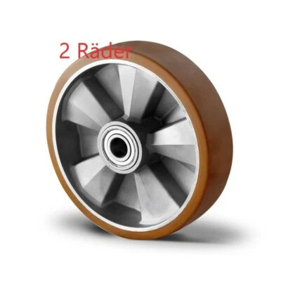 Polyurethan Rad 200 mm 2 Stk. passend für Little Mule-Yale Hubwagen Ersatzrad