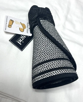 Magid Hats Rolled Visor Black White Bow One Size NWT - Image 1 of 4