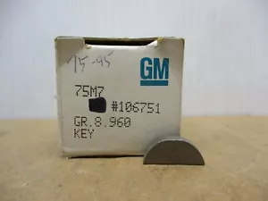 NOS GM 1958-1988 Chevrolet GMC Oldsmobile Car Truck camshaft sprocket key 106751 - Picture 1 of 1