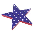 Ornaments Wood Cutout Slices for Independence Day Party Table Shelf