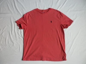 Camiseta polo para hombre Ralph Lauren mediana rosa coral calce clásico manga corta - Imagen 1 de 4