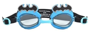 BATMAN DC COMICS SUPERHERO Anti-Fog Super-Soft Watertight Seal Swim Goggles $20 - Picture 1 of 3