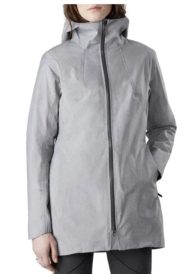 ARC'TERYX Codetta Heater 27791 全拉链连帽外套女式 S/P 码 - 灰色 — 第 1/4 张图片