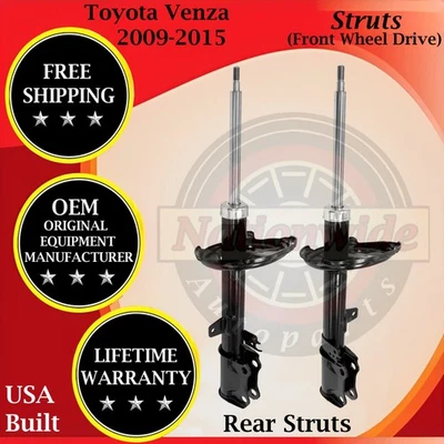 Puntales traseros Monroe genuinos OEM para Toyota Venza 2009-2015 2x2 garantía de por vida Foto 1 de 4