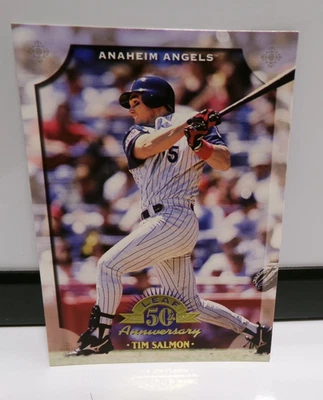1998 Leaf #16 Tim Salmon Anaheim Angels~NM+ - Image 1 of 2