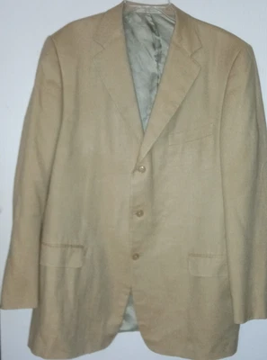 Ermenegildo Zegna Silk Cashmere Blazer Sport Coat Jacket IT 58 US 48L MADE ITALY - Image 1 of 4