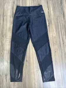 ROSA Victoria Secret Ultimate Mujer Mediano Leggings Malla Piernas Negro Brillante - Imagen 1 de 9