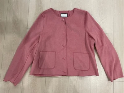 Chaqueta para mujer Bagatelle rosa con botones polar manga larga bolsillos L Foto 1 de 4