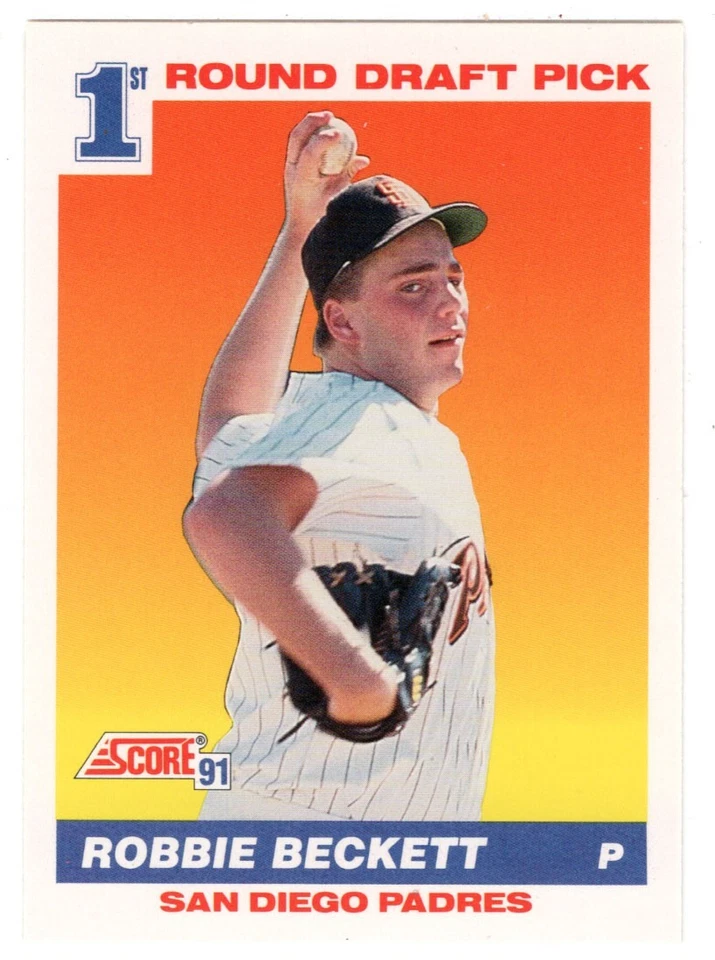 Robbie Beckett RC - San Diego Padres (MLB) 1991 Score Baseball # 673 - Mint - Image 1 of 1