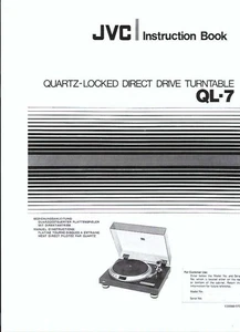 JVC  Bedienungsanleitung user / owners manual  für QL-7 mehrsprachig  Copy - Picture 1 of 1