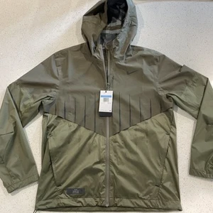 New $275 Men’s Medium Nike Storm-FIT ADV Running Division Aerogami Jacket Olive - Picture 1 of 7