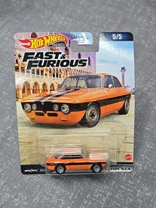 Hot Wheels Premium Fast & Furious ALFA ROMEO GIULIA SPRINT GTA 1:64 Scale ORANGE - Picture 1 of 1