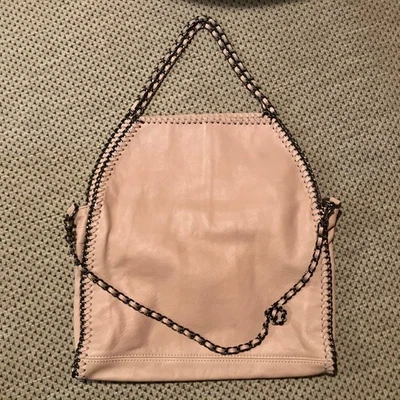 Vera Pelle Chain Handbag Shoulder Tote Bag Purse Leather USED Good Condition - Image 1 of 4