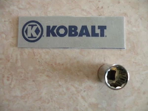 NEW KOBALT 1/4" Drive SAE - SHALLOW SOCKET 12pt, 12 pt Point Wrench - ANY SIZE - Picture 1 of 1