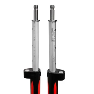2PCS GLS12 Telescopic Pole Prism Rod Telescope For Swiss Style Total Station - Picture 1 of 7