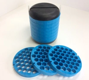 Lot of 10 Beckman 339175 Tube Slot Bucket Adapters 5 mL Tube With 349947 Pad  - Picture 1 of 4