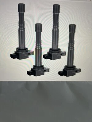Ignition Coil 4PK for 2.0L 2.4L 2003-07 Honda Accord 2002-11 Civic 2002-09 CRV.. - Image 1 of 4