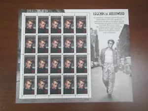 JAMES DEAN - LEGENDS OF HOLLYWOOD - Sheet of 20 Stamps - MNH - Picture 1 of 2