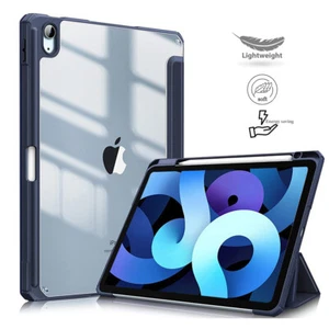 Funda con Soporte Trasero Transparente Abatible para iPad 5/6º 7º 8º 9º 10º 11ª Generación y A16 - Imagen 1 de 22