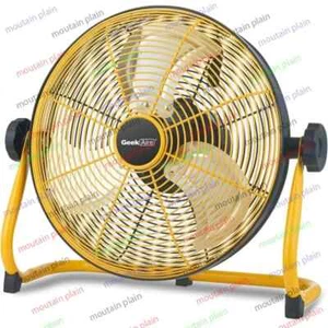 Geek Aire 12" Portable Battery Operated Fan with Metal Blade, 360 Vertical Tilt, - Picture 1 of 2