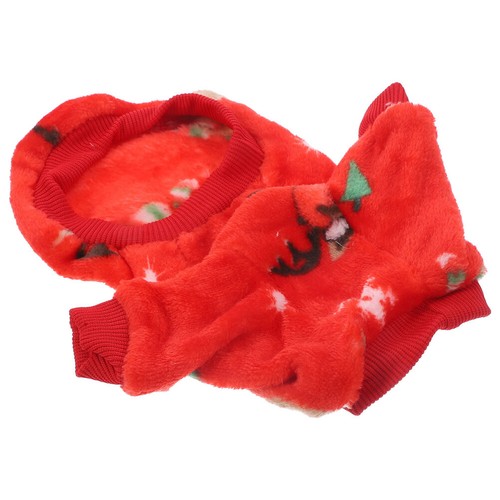 VETEMENTS Costume di Natale per Cani Natale Cani Abiti Vestiti Festa Vacanze Cappotto Invernale (L)