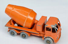 Vintage Lesney Matchbox Diecast Toy No 26 Orange Gray Wheel Foden Cement Mixer