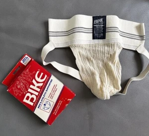 Bike No 10 7110 Vintage Rare Men Jockstrap Bike Athletic Co Old Stock Size Med - Picture 1 of 11