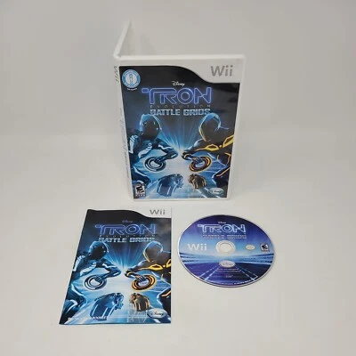 Tron Evolution Battle Grids Wii Game Complete With Manual Tested - Image 1 of 4