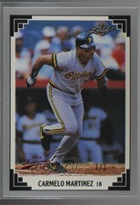 2013 Leaf Memories 1991 Leaf Buyback Red 1/1 Carmelo Martinez #160 2a9