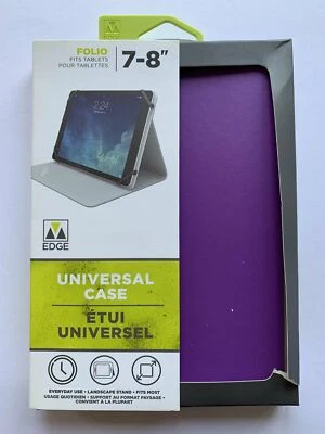 MEdge Universal Case Folio Fits 7-8” Tablets Landscape Stand Multi Fit Apple Sam - Image 1 of 4