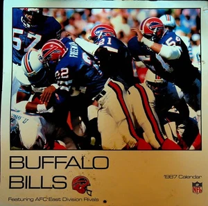 Buffalo Bills NFL Football Calendar 1987 - Picture 1 of 2
