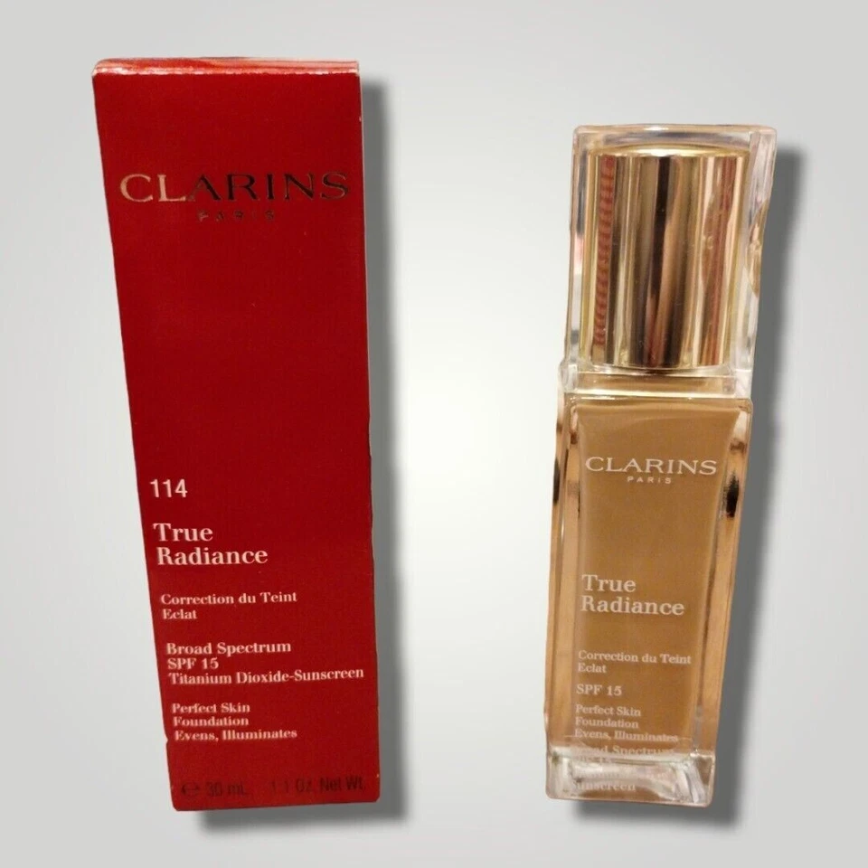 Clarins True Radiance 114 Cappucino Matte Perfect Skin Foundation - 1.1 fl oz - Image 1 of 2