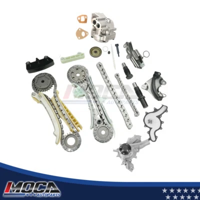 Cadena de distribución + bomba de aceite + bomba de agua para Nissan Sentra 200SX NX1600 1,6 L GA16DE DOHC Foto 1 de 4