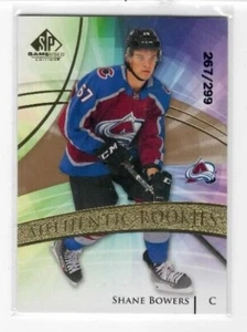 Shane Bowers 20-21 SP Game Used Authentic Rookies /299 #144 Colorado Avalanche - Picture 1 of 1
