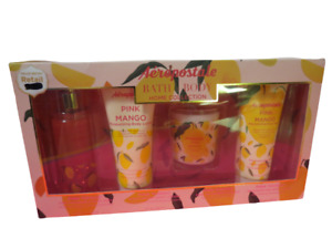 Aeropostale Pink Mango Bath and Body Home Collection Gift Set Discontinued New