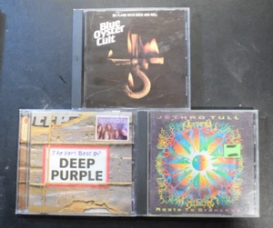 Blue Oyster Cult, Deep Purple, Jethro Tull - 3 CD Lot - Very Good Condition - Picture 1 of 3