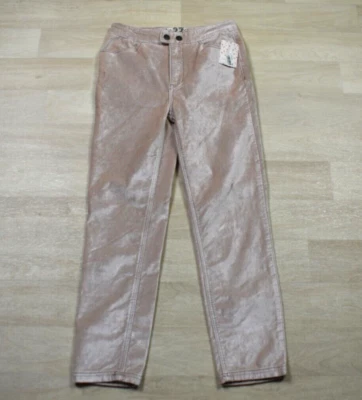 Nuevo con etiquetas Pantalón al Tobillo We the Free Free People Champagne Sweet Jane Terciopelo Ajustado 27 $98 Foto 1 de 4