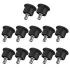  12Pcs Chair Fixed Feet Chair Chair Leveler Plug-In Chair Casters Nonslip Fixed