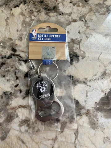 NEW NBA BROOKLYN NETS BASKETBALL  Bottle Opener Keychain KEYRING Cover