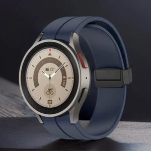 Magnetic Silicone Strap Wrist Band Sweatproof for Samsung Galaxy Watch Ultra 7 - Photo 1 sur 33