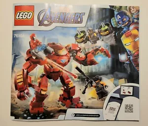 Lego 76164 Marvel Avengers Manual Booklet Only - Picture 1 of 3